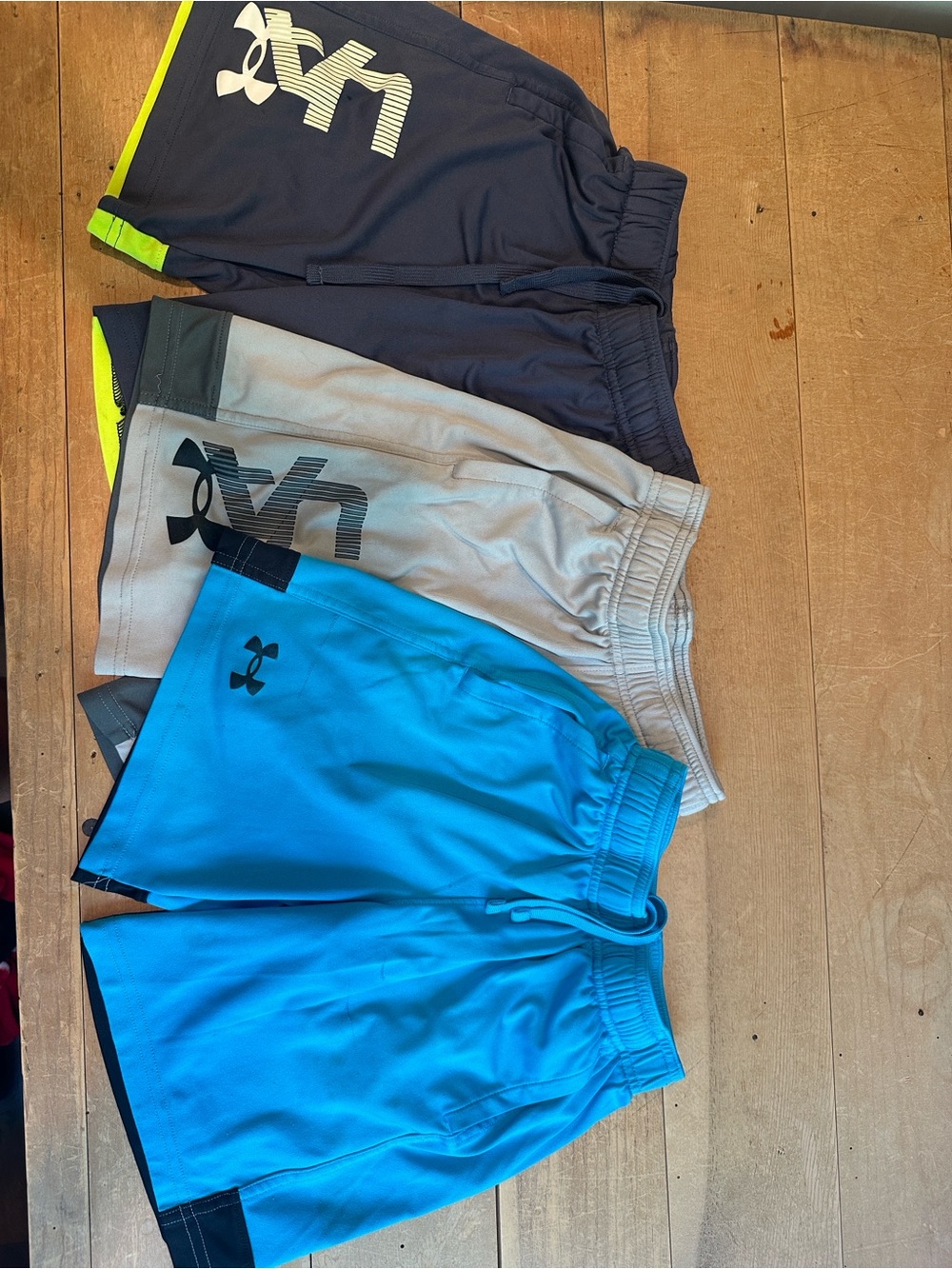Under Armour Boys' Active Shorts - Blue, Gray, Navy